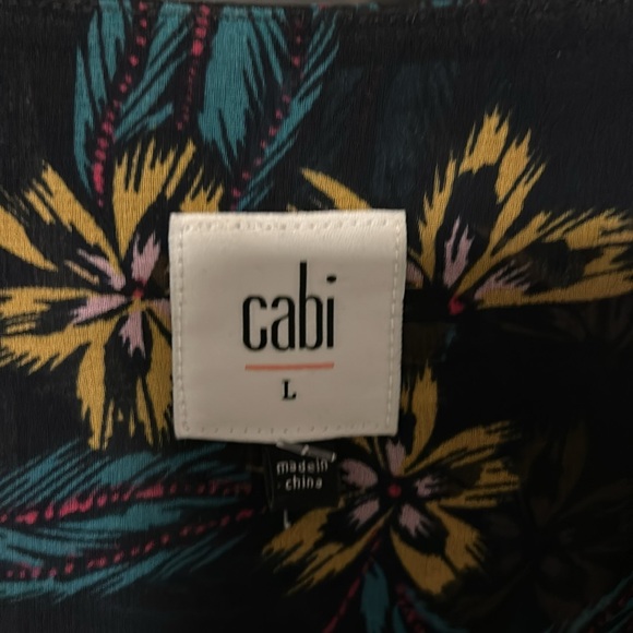 CAbi Olivia blouse, Size Large and in Navy - Picture 4 of 5
